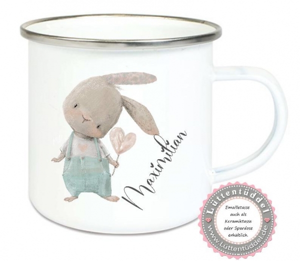 zuckersüße Tasche Hase Wechselwäsche Wechselkleidung (personalisiert) Kindergarten Wunschname KITA Kindergarten Einschulung Lüttentüddel®